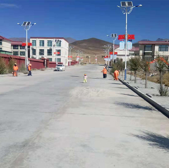 日喀则市吉隆县环卫现场图